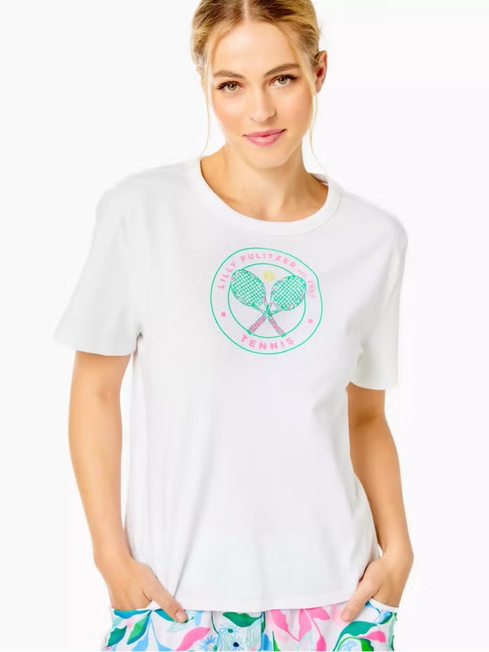 Lilly Pulitzer luxletic Rally tennis tee shirt top